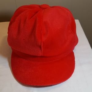 red train conductor hat